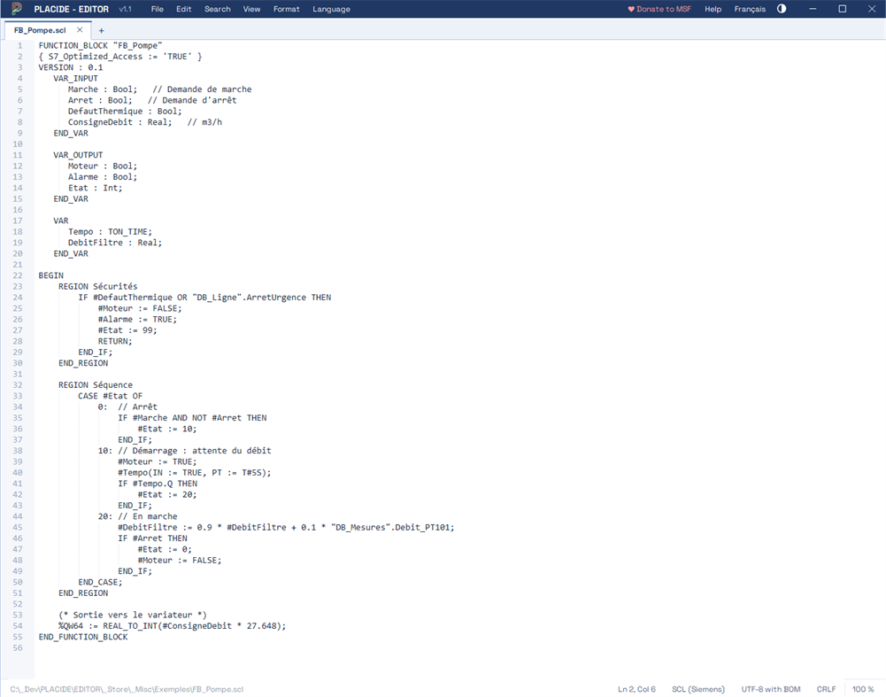 #1. Placide Editor (Windows) Por: Placide