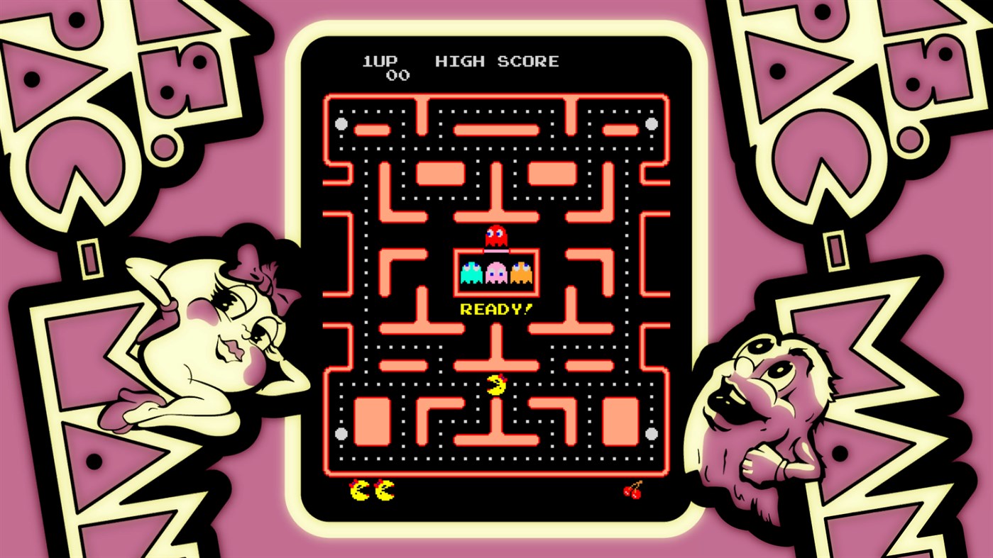 #5. ARCADE GAME SERIES: Ms. PAC-MAN (Xbox) De: BANDAI NAMCO Entertainment