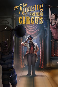 Cover poster for The Amazing American Circus