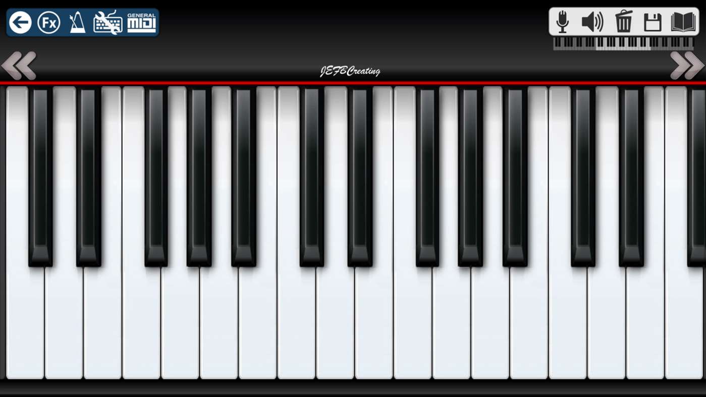 Piano8 screenshot