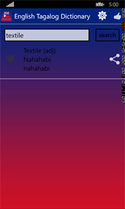 Free English Tagalog Dictionary screenshot 2