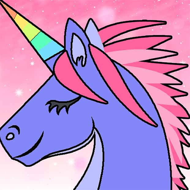 Unicorn Coloring For Kids