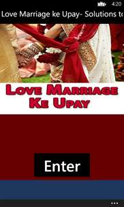 Love Marriage ke Upay- Solutions to Love Marriage  screenshot 1