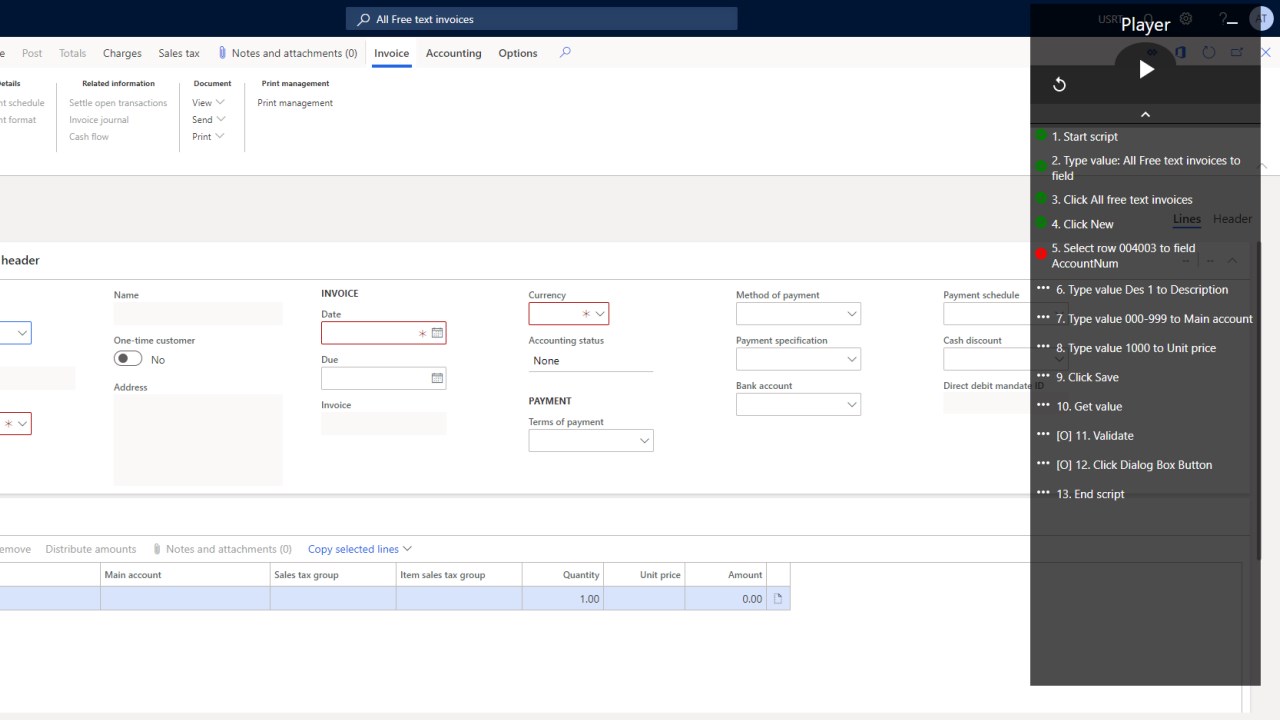 Snapshot 6 of Automated Boost - D365 automated testing