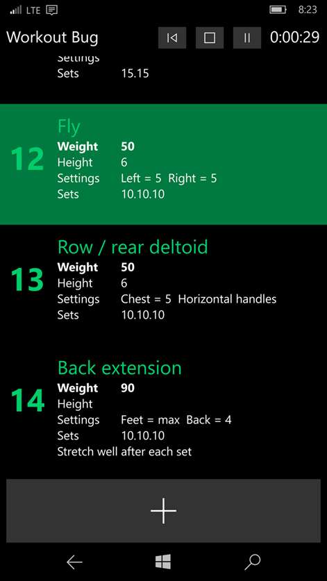 Workout Bug Screenshots 2