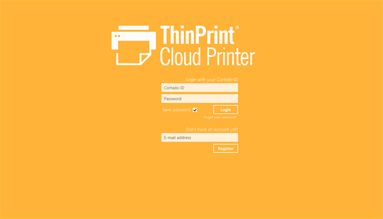ThinPrint Cloud Printer screenshot 1