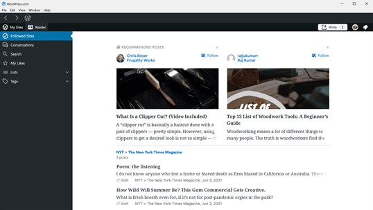 WordPress.com screenshot 6