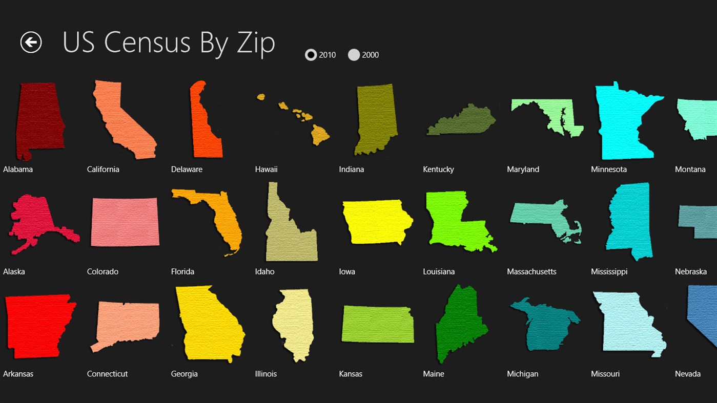 #1. US Census By Zip (Windows) 来自: LaMartin Software