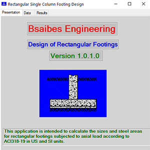 Rectangular Concrete Footings For Axial Loads (ACI318-19)