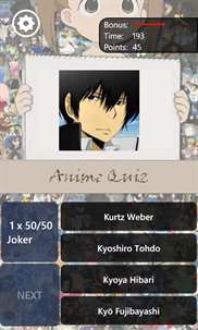 Anime Quiz screenshot 2