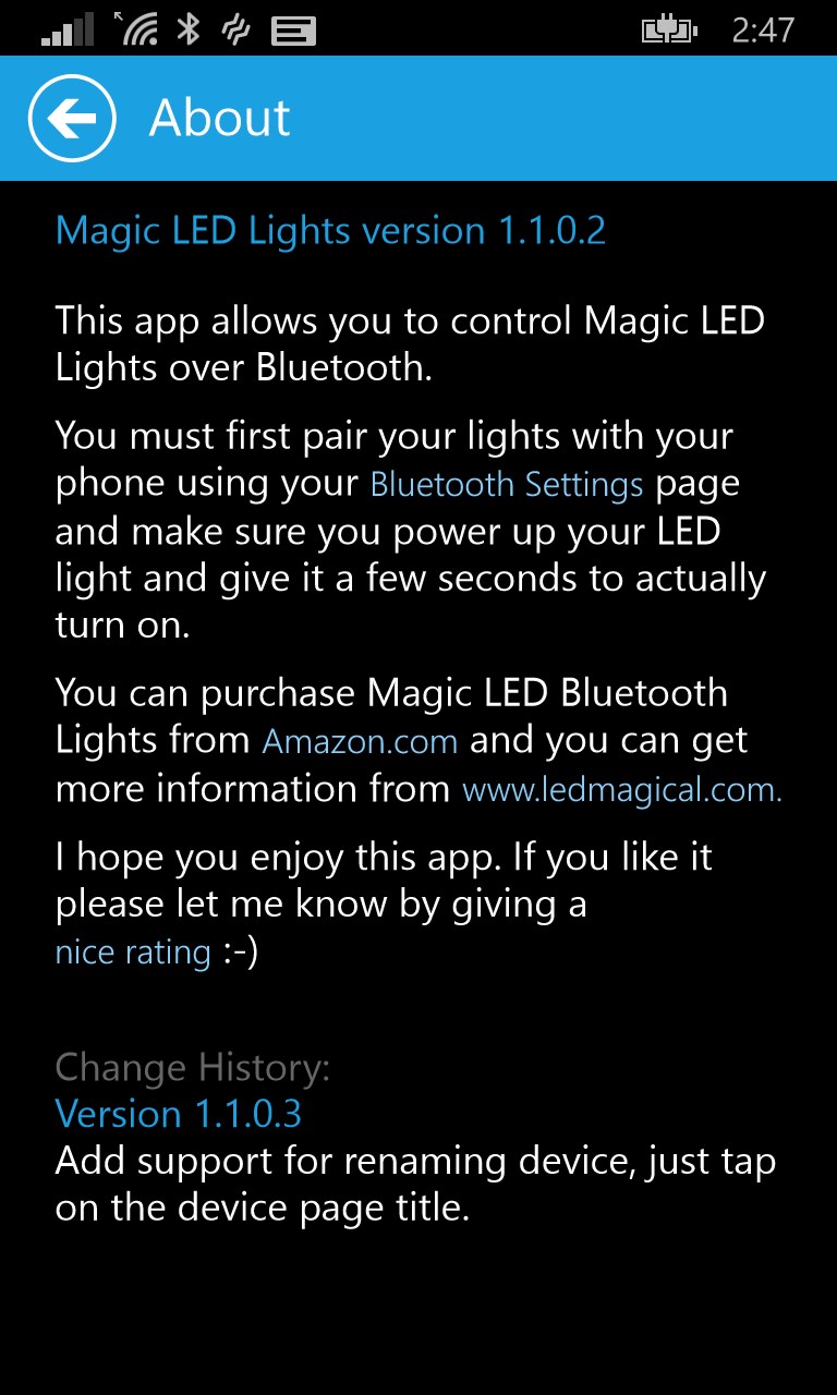Magic LED Lights for Windows 10