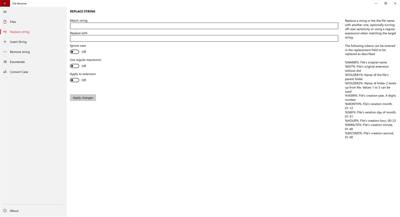 #2. File Renamer (Windows) By: Aftnet