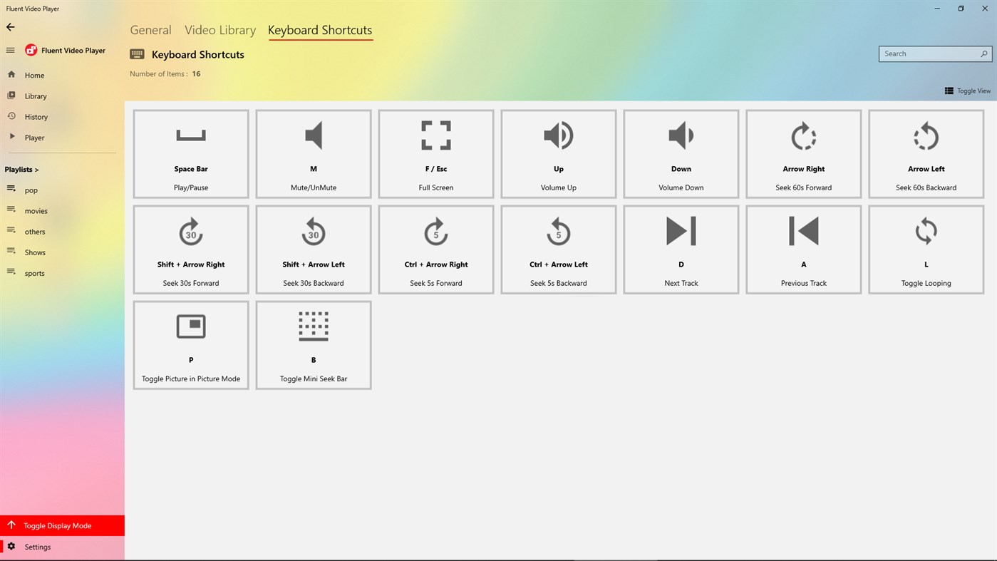 #10. Fluent Video Player (Windows) 由: Touseefbsb
