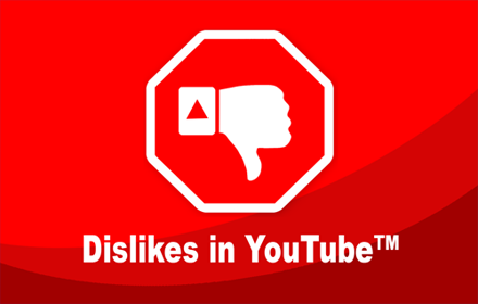 Dislikes in YouTube™ small promo image