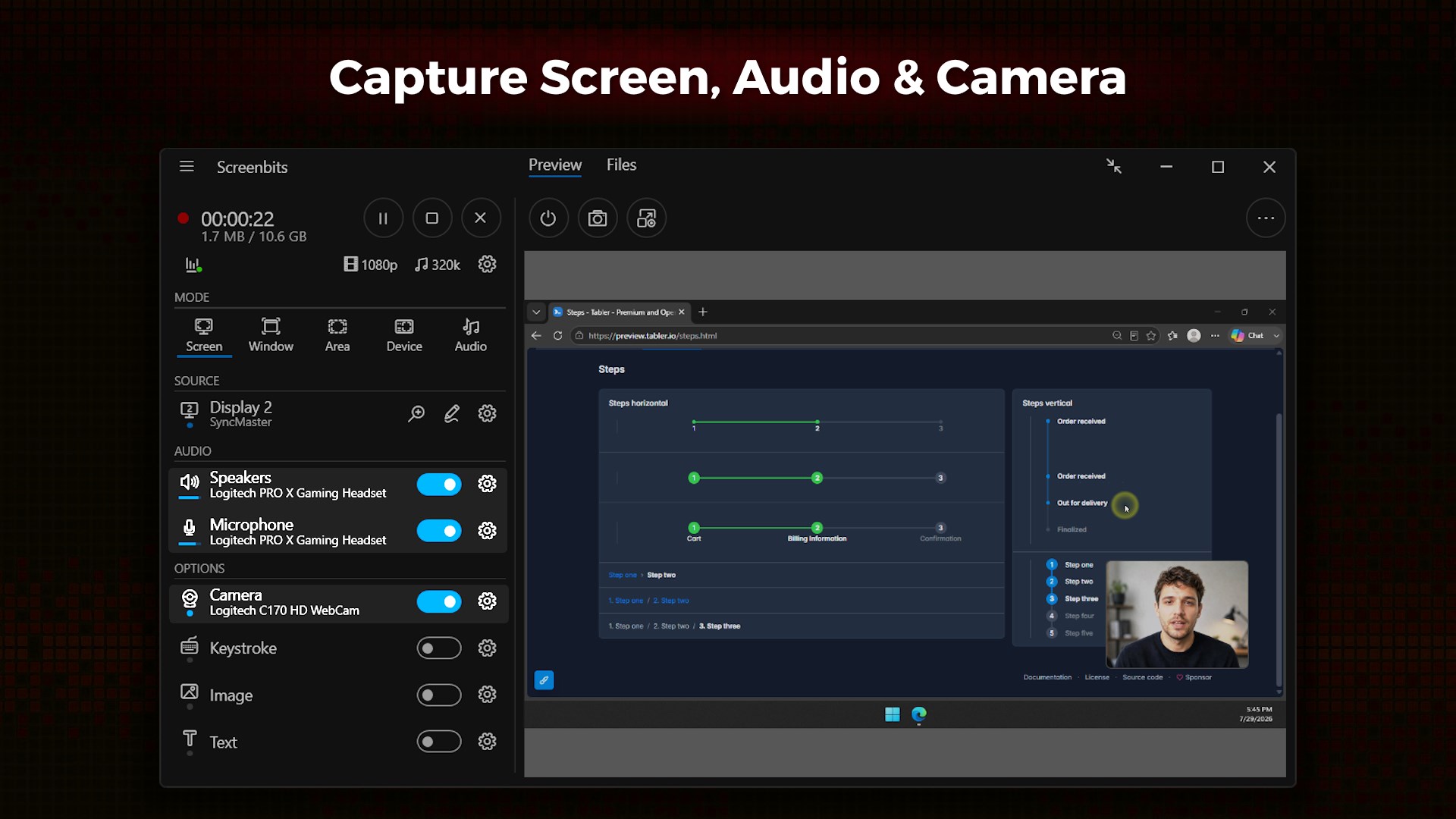 Screenbits - Screen Recorder screenshot