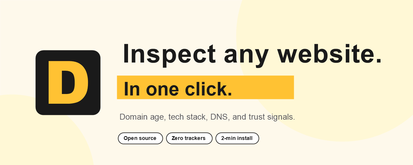 DomainAge — Age, Trust & WHOIS