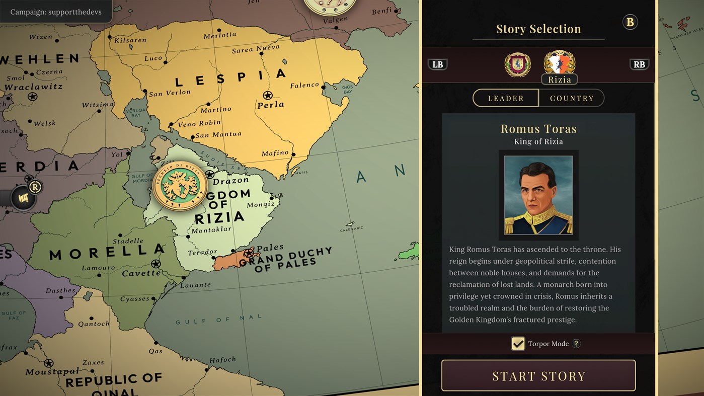 #4. Suzerain Expanded Edition (Windows) 由: Torpor Games