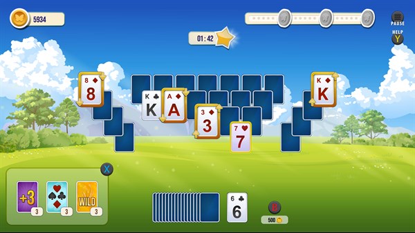 Solitaire TriPeaks Flowers — 8