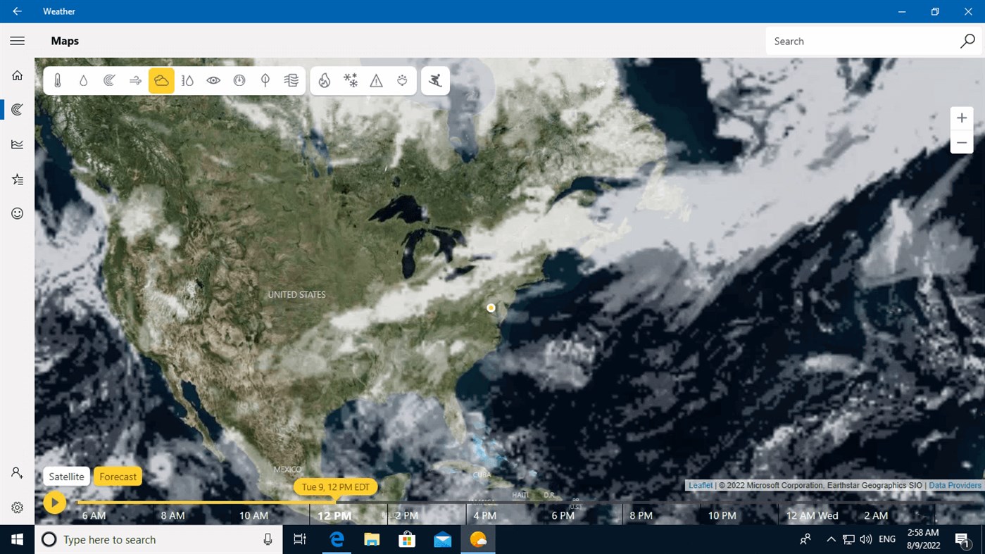 #3. MSN Weather (Windows) Ved: Microsoft Corporation