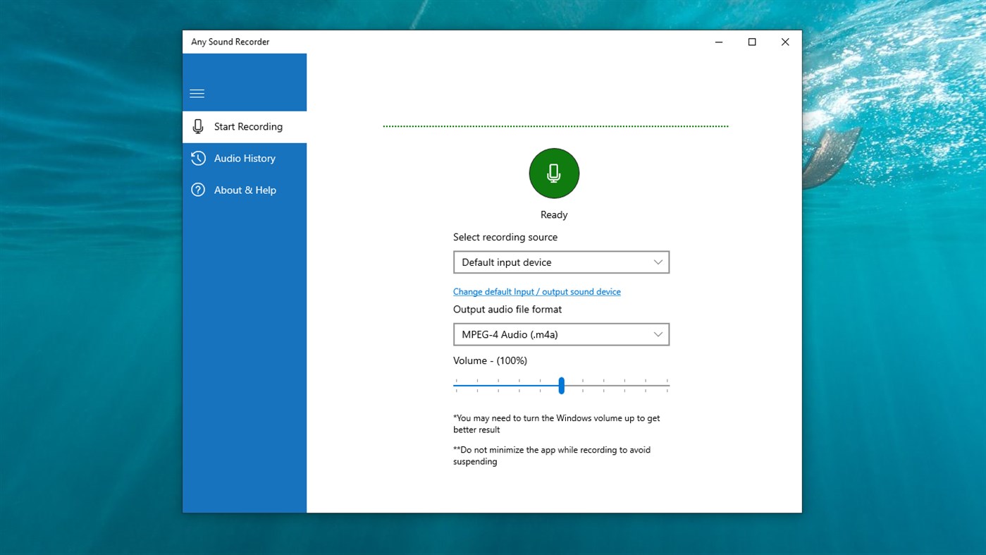 #2. Any Sound Recorder: audio recorder & voice recorder (Windows) De: AnywaySoft, Inc.