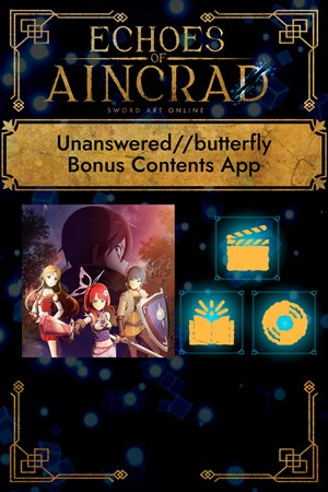 Echoes of Aincrad Unanswered//butterfly Bonus Contents App
