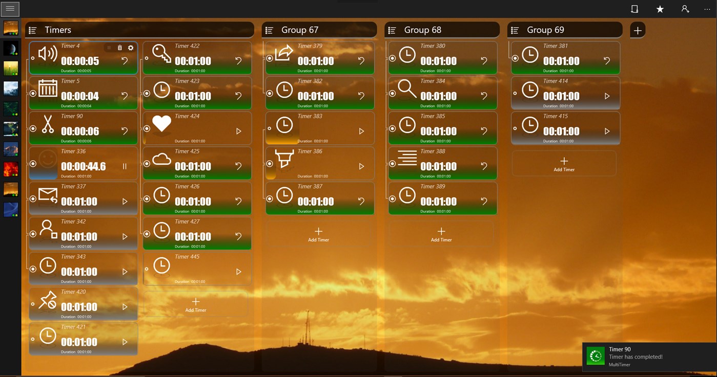 #3. MultiTimer (Windows) Podle: Anomaly Apps
