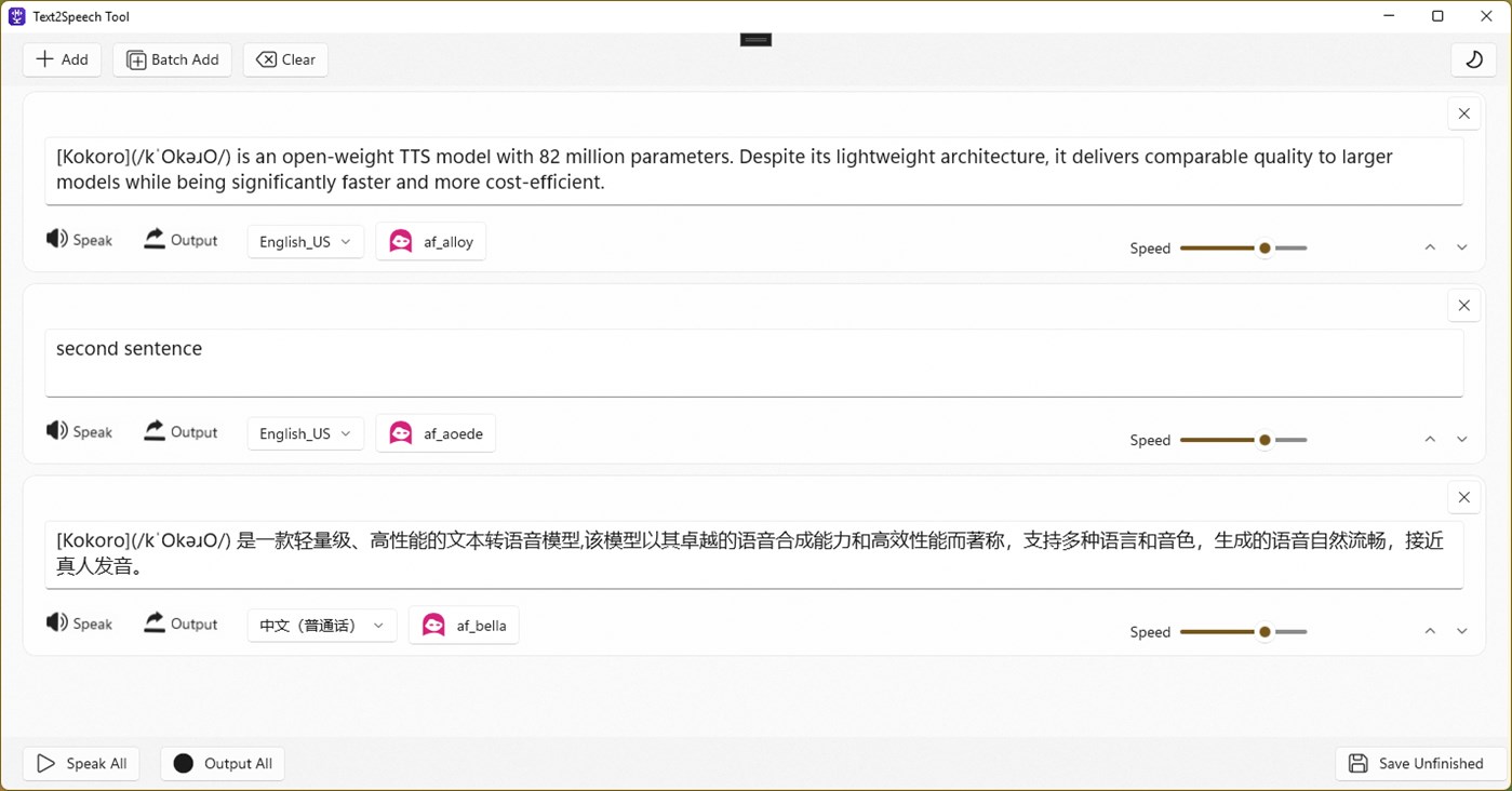 #1. Text2Speech Tool (Windows) Podle: ssz666