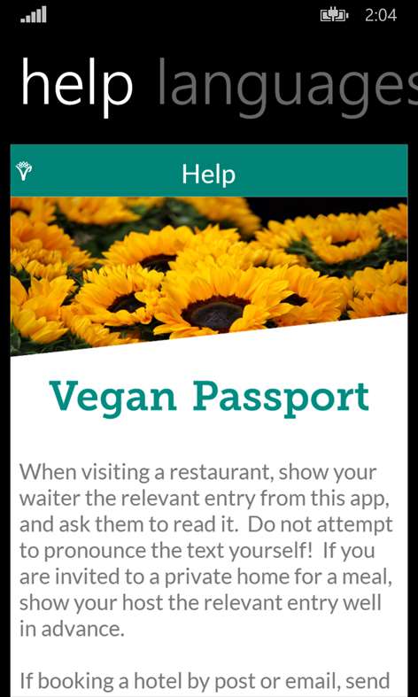 Vegan Passport Screenshots 2