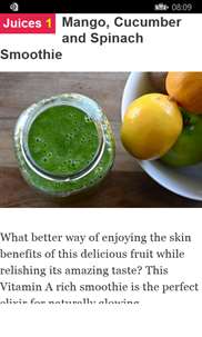 Natural Juices for Wrinkle Free Skin screenshot 2