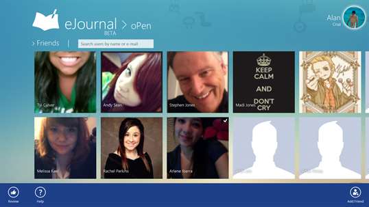 eJournal screenshot 6