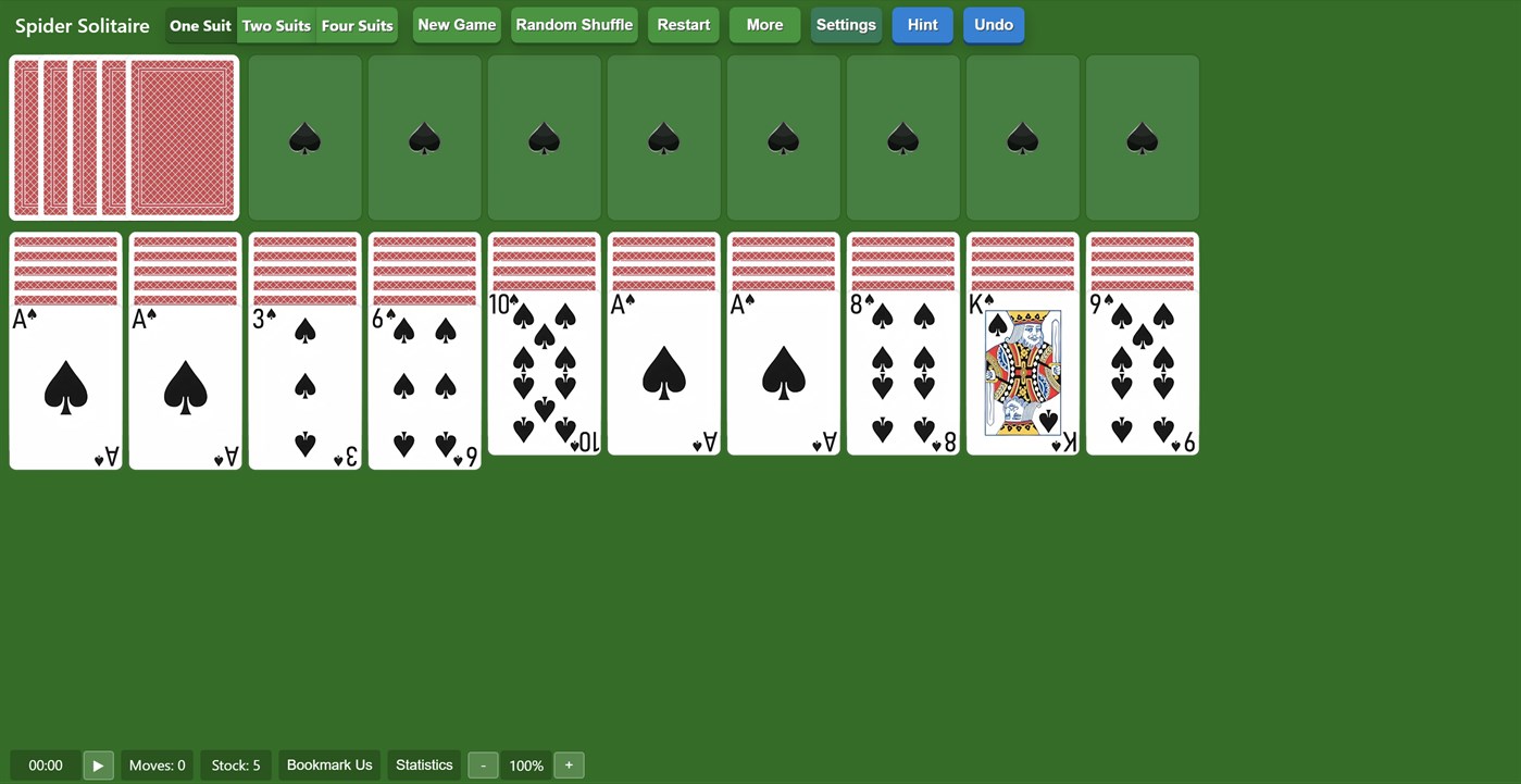 #1. Spider Solitaire Solitairex (Windows) 由: Solitairen