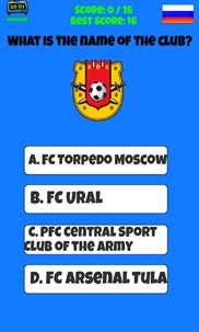 Russia Football Logo Quiz screenshot 4