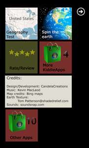 KiddieApps - Geography Test screenshot 1