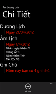 Âm Dương Lịch screenshot 2