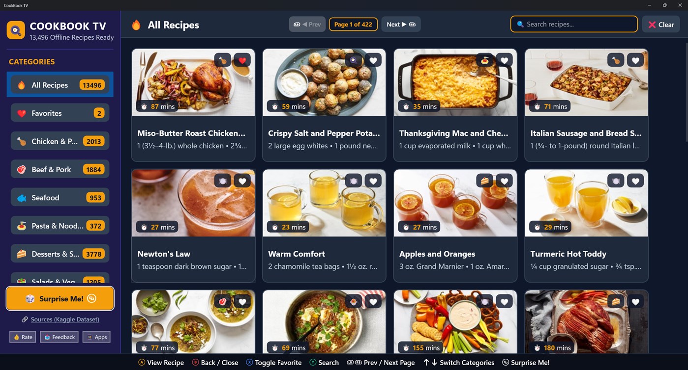 #2. Cooking Guide: 10,000+ Recipes (Windows) By: ChromeLisa
