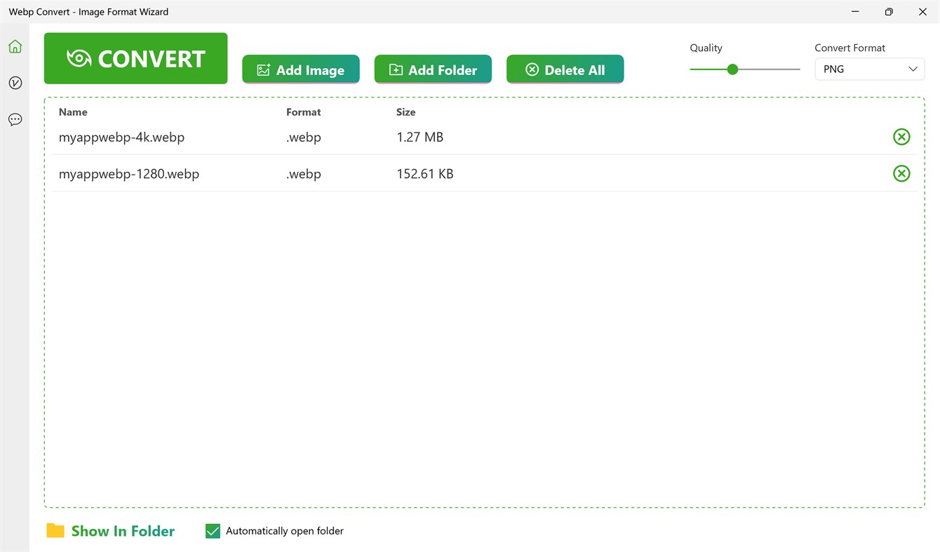 #2. Webp Convert - Image Format Wizard (Windows) Por: White Moonlight