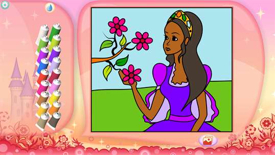 Pretty Princess Coloring Book screenshot 2