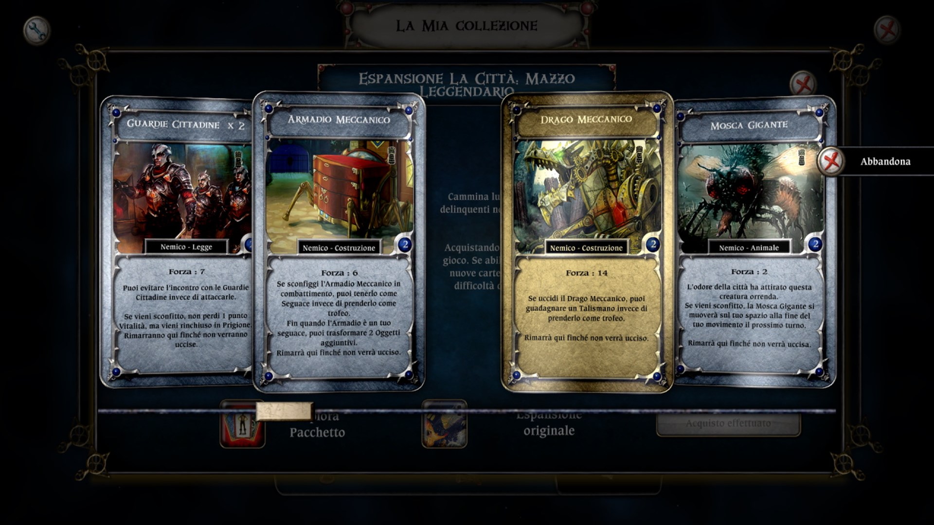 Talisman - The City Expansion: Legendary Deck | Xbox | Chiave | Privato