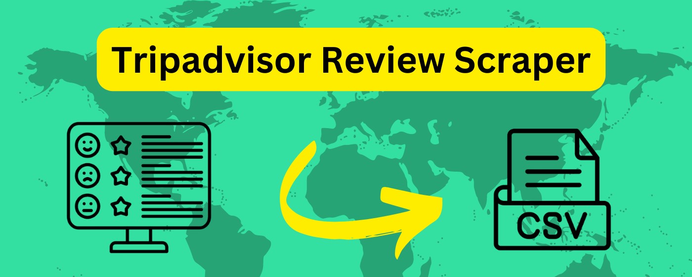 TripAdvisor® Review Scraper marquee promo image