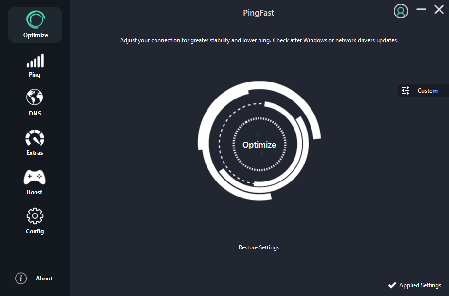 PingFast screenshot