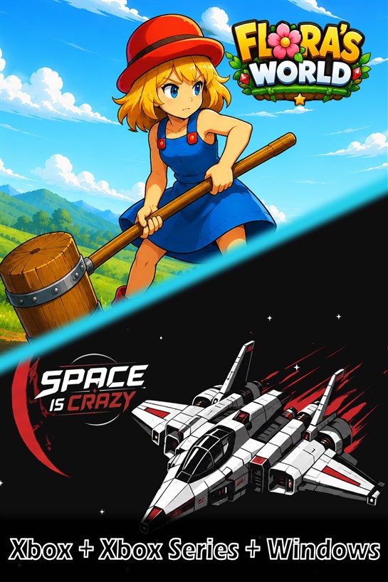 Foto en caja de Flora's World & Space Is Crazy (Bundle)