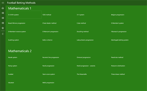 Football Betting Methods Screenshots 1