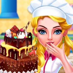 Chocolate Cake Cooking Party Game icon
