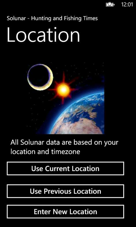 Solunar - Fishing and Hunting Times Screenshots 1