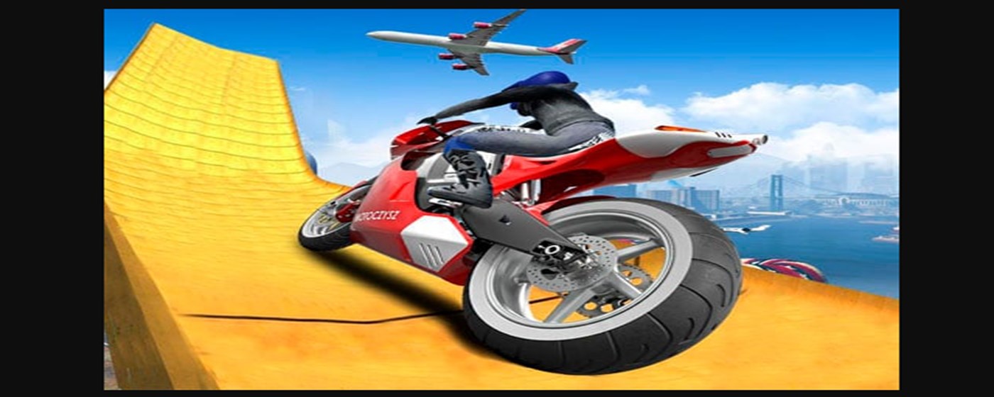 Impossible Moto Bike Track Stunts Game marquee promo image