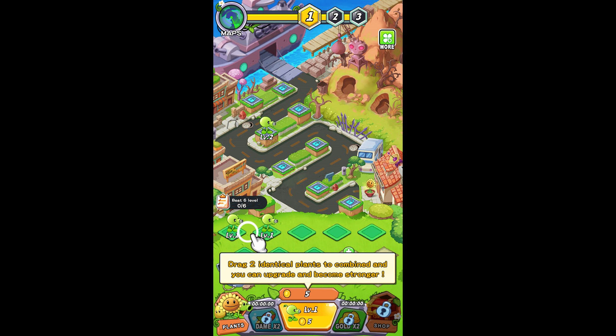 Imatge 2 Plants vs Zombie Game windows