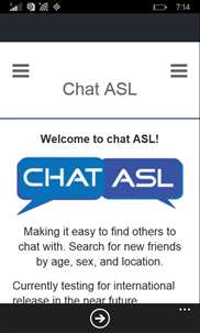 Chat ASL screenshot 2