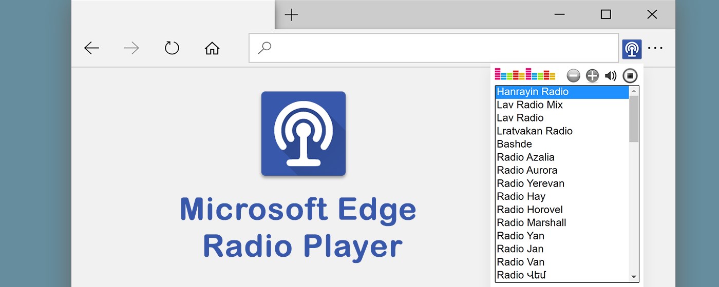 Edge Radio Player marquee promo image