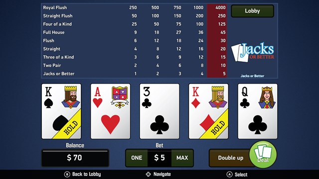Jacks or Better - Video Poker screenshot 3