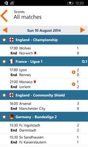 Live Scores - SportyTrader Football screenshot 1